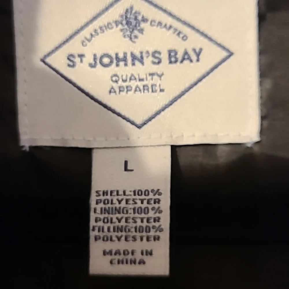 ST. JOHN'S BAY WOMENS PLAID QUILTED VEST SIZE LARGE_4